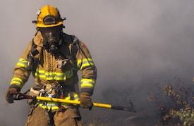 Grads with an online fire science degree may battle fire in the forest or in the laboratory