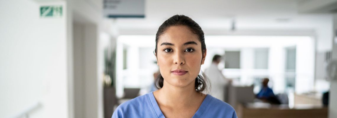 Female nurse in hospital