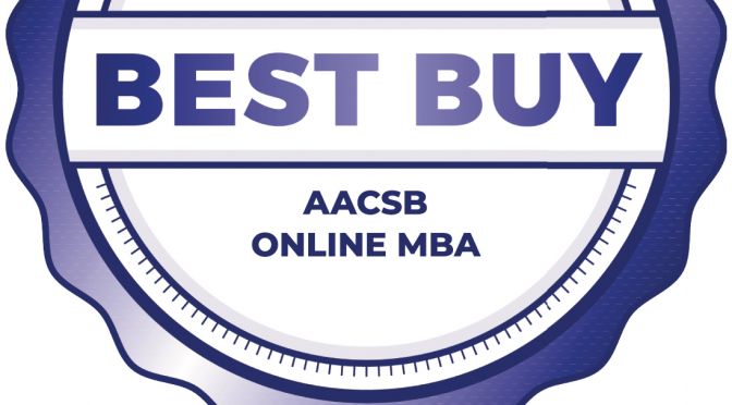 Rankings of AACSB online MBA programs
