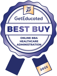 Cheapest BBA in healthcare administration Best Buy seal