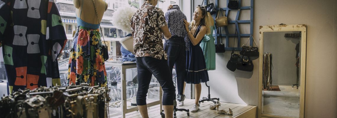 Online Fashion Merchandising Degree, Dressing a Mannequin in a Shop Window Online Fashion Merchandising Degree