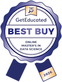 Online data science master's ranking seal 