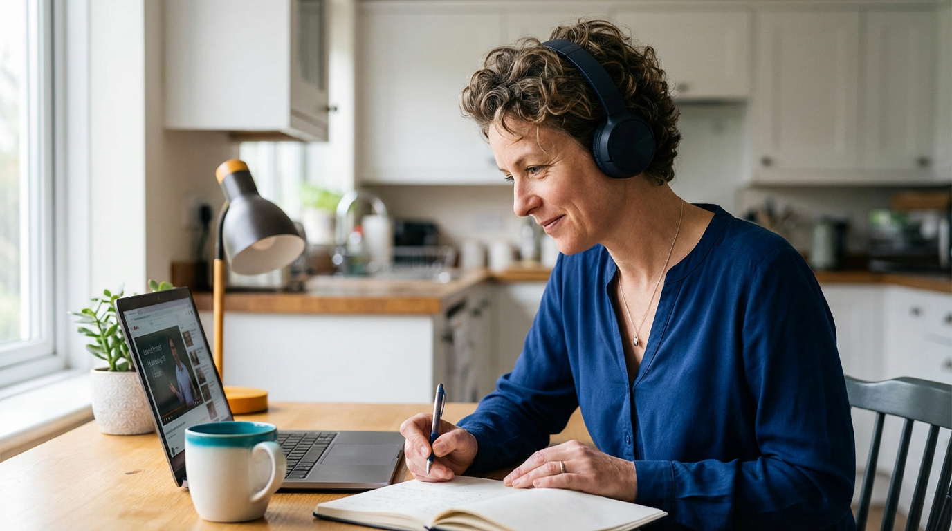  adult-learner-home-study-laptop-headphones