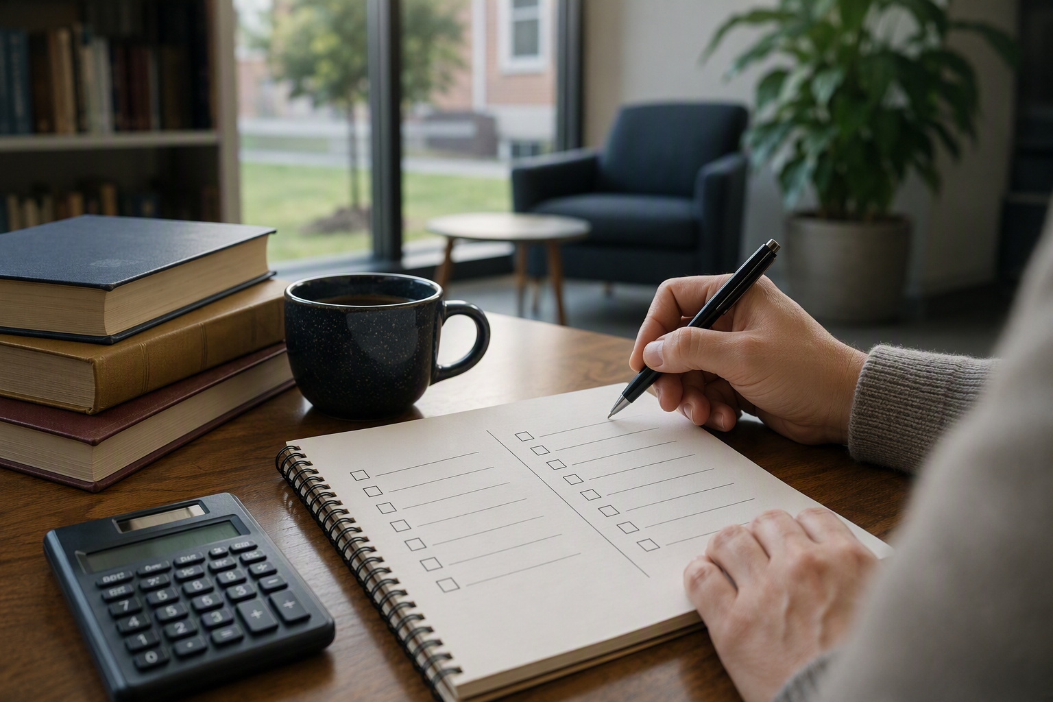Checklist comparing online history bachelor's and teacher-preparation program options