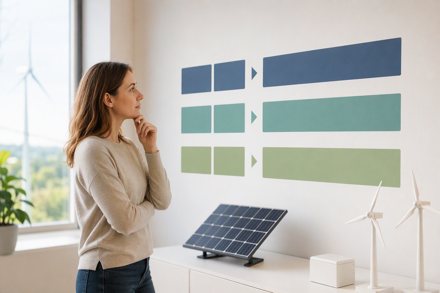 Graphic showing a degree plan for an online electrical engineering bachelor's program
