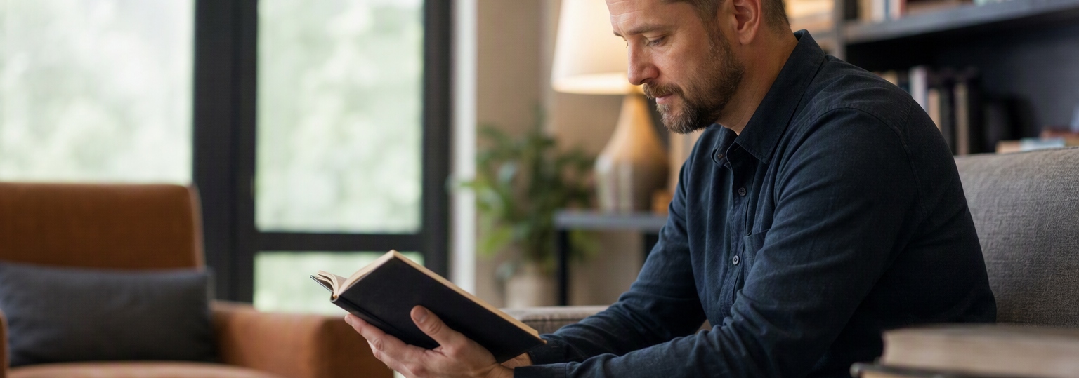 Two adults in discussion about online pastoral counseling master's degree options in an educational setting