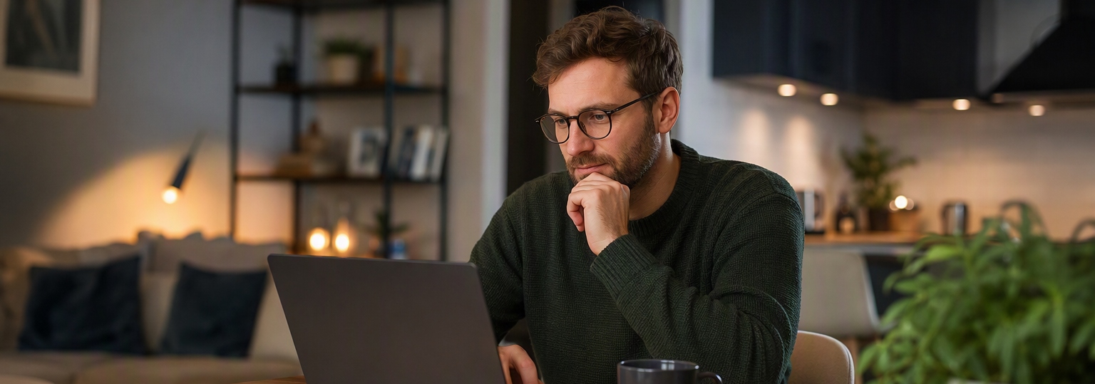 Adult learner engaged in discussion about online AI master's programs with colleagues in a workspace