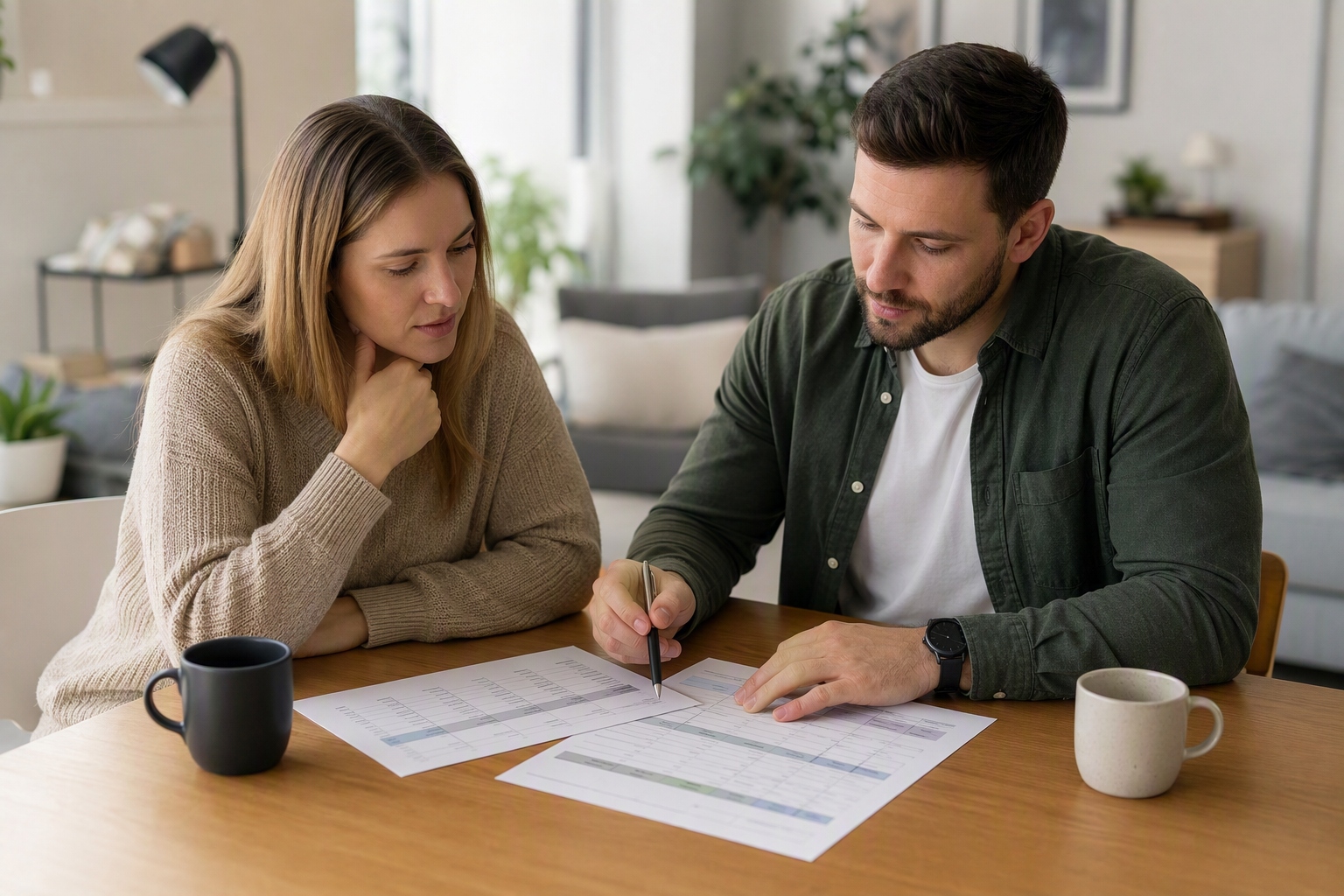 Comparison worksheet displaying costs and features of online cybersecurity bachelor's degrees