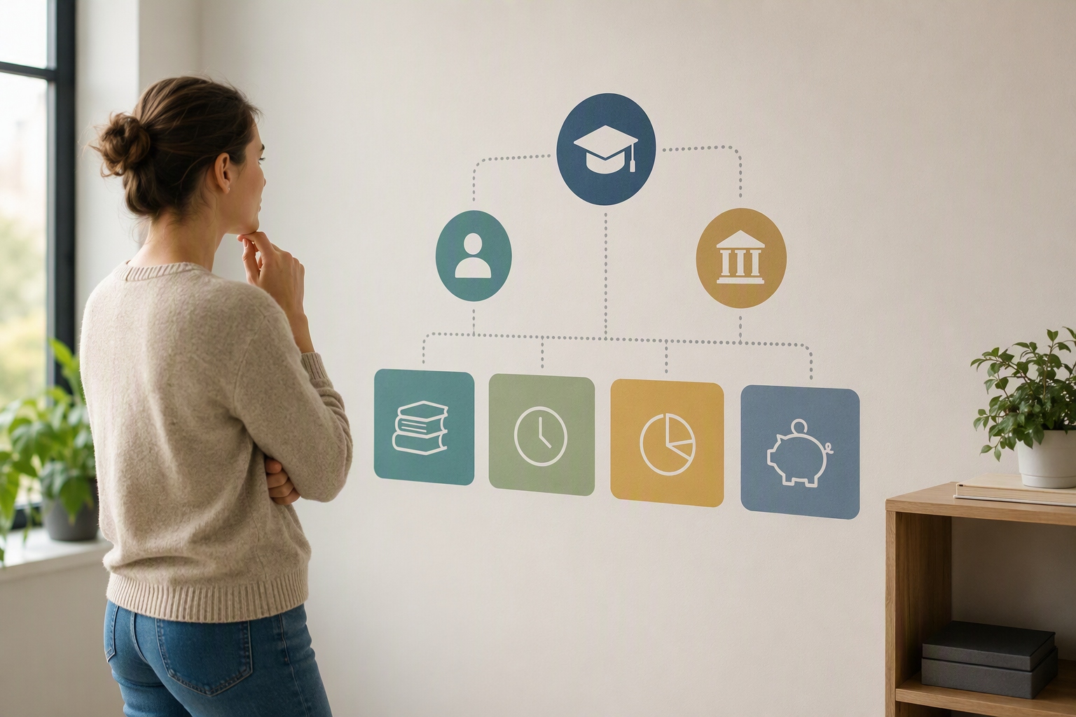 Degree audit showing transfer credits for online early childhood education associate program