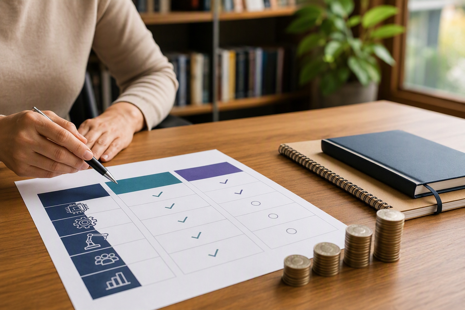 Curriculum comparison for online Engineering Management master's programs in AI and automation