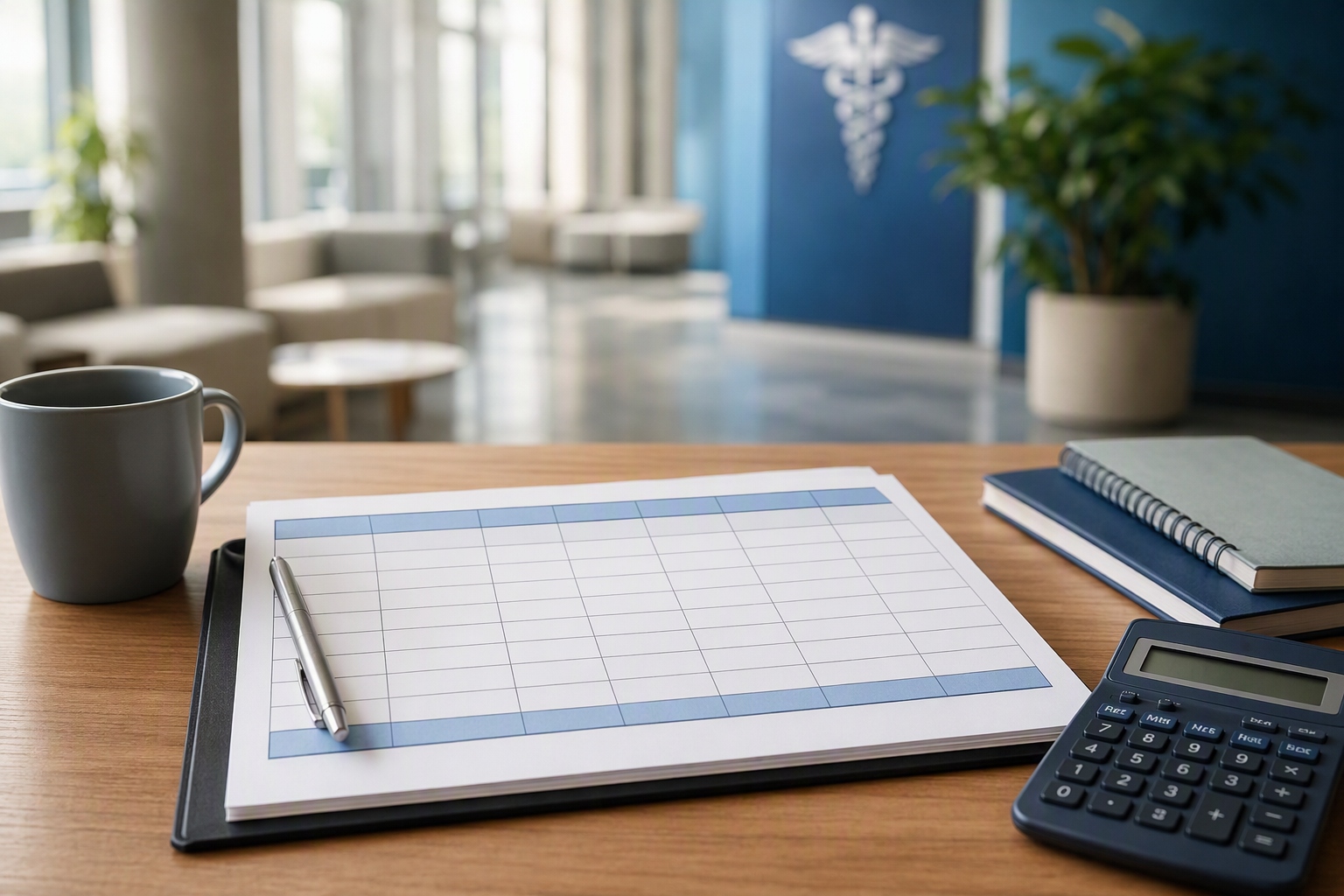 Total-cost worksheet for online healthcare administration master's program comparison