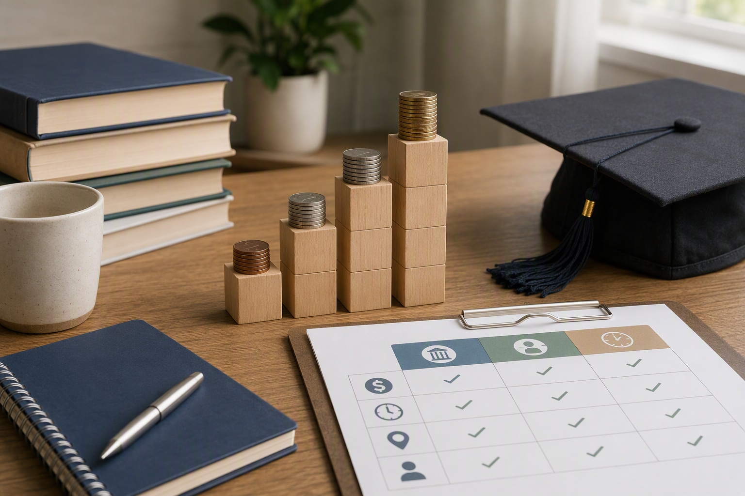 Cost comparison table for online liberal arts associate degree programs