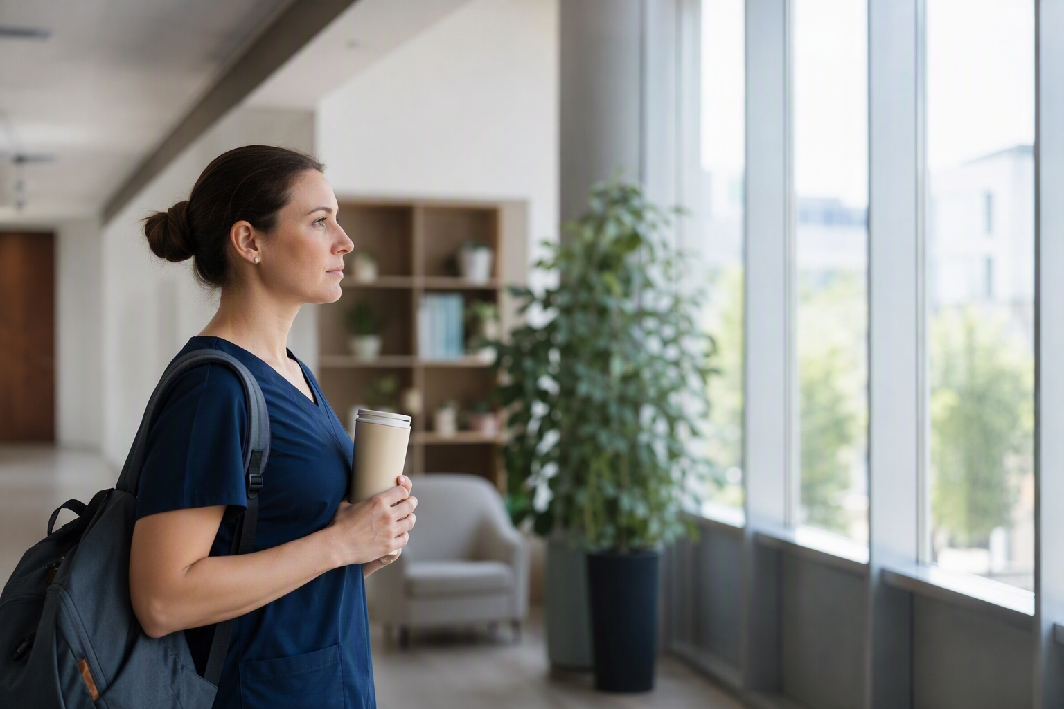 Timeline illustrating credits and completion for online nurse educator master's programs