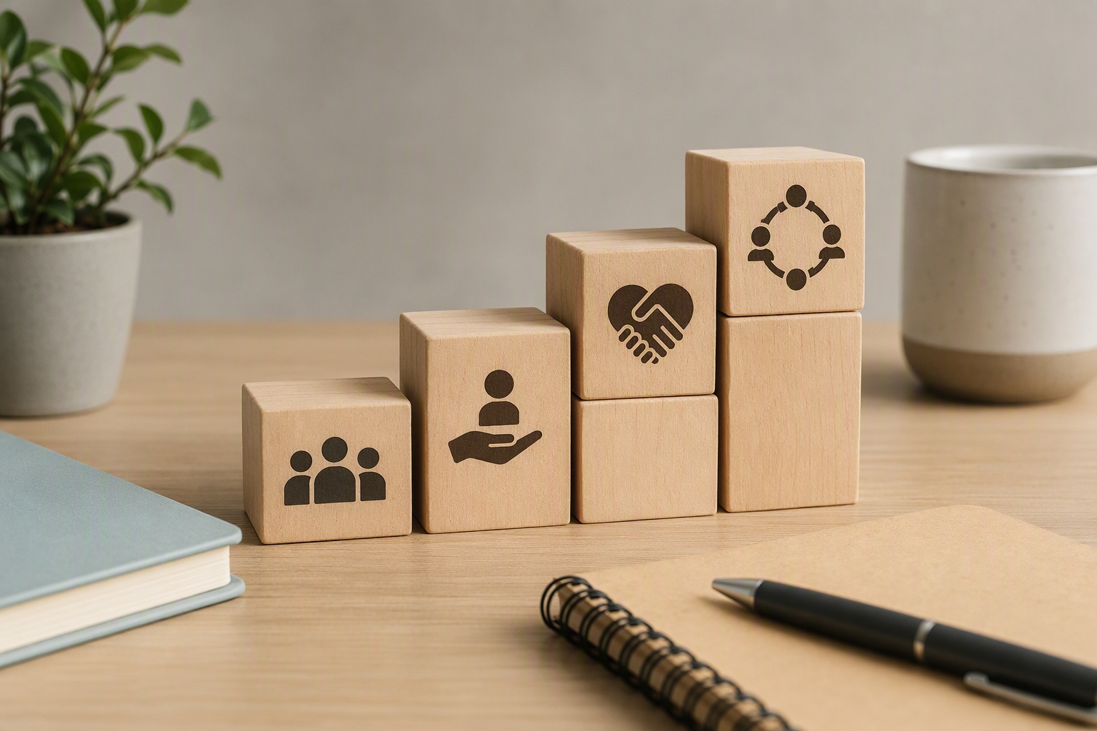 Graphic illustrating career progression from a BSW to an MSW in social work