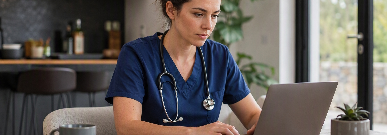 Nurse practitioners discussing healthcare strategies in a collaborative professional setting