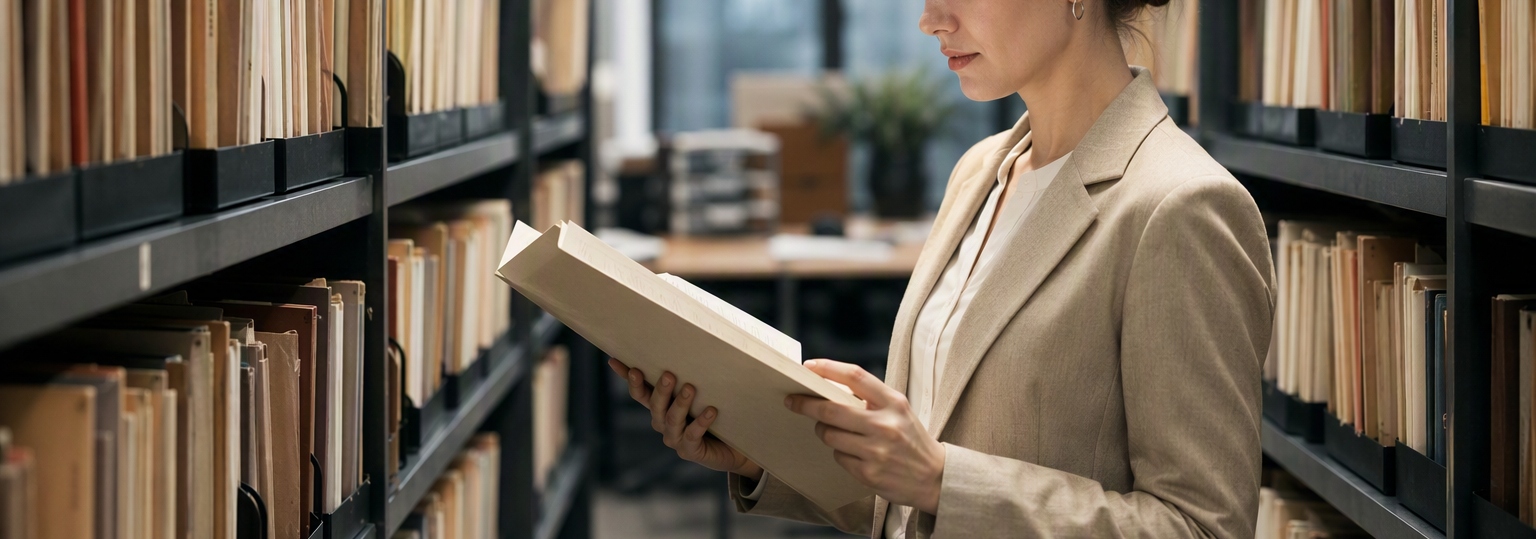 An adult student engaged in a practical paralegal skills training session with legal materials