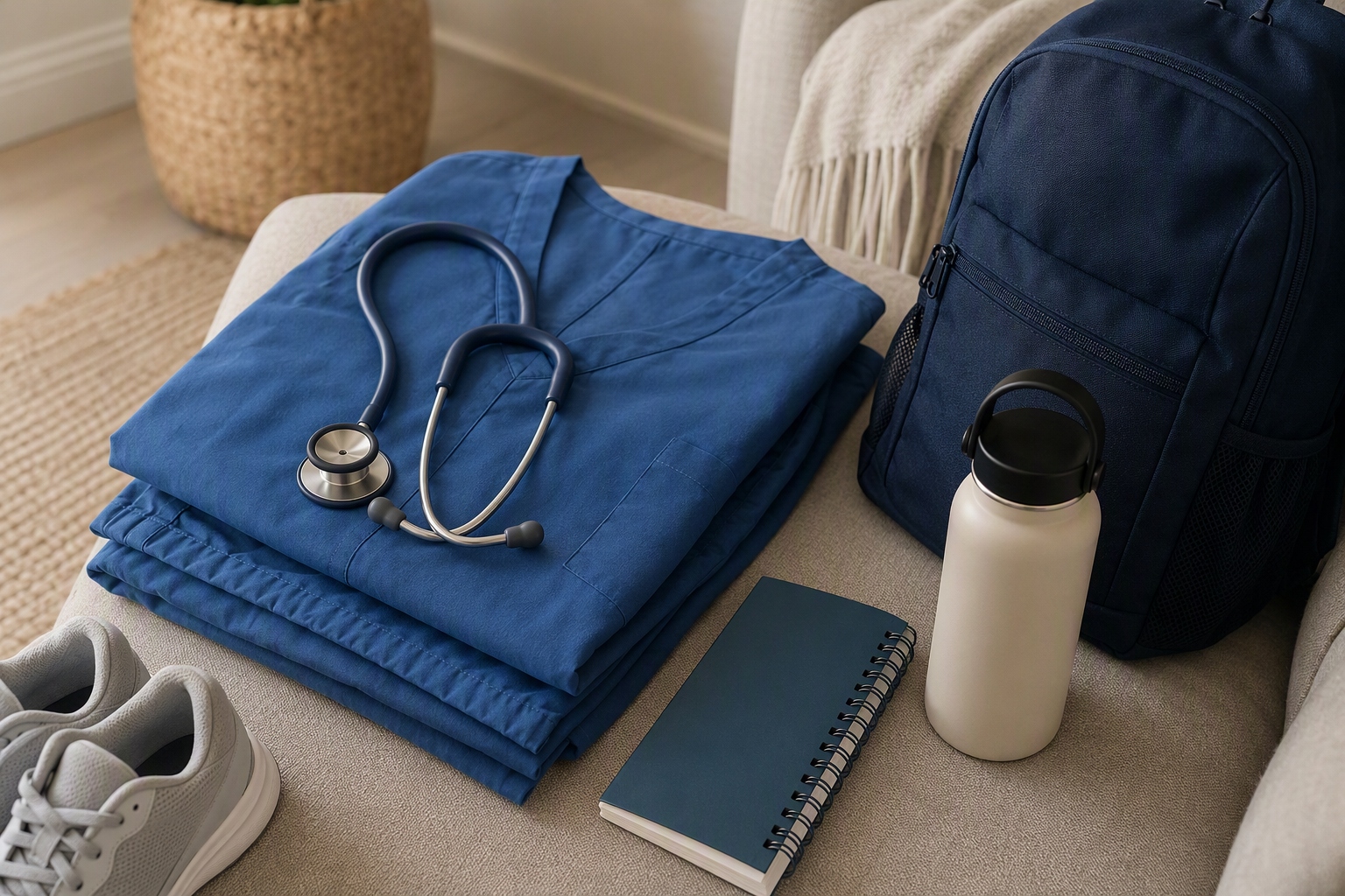 Nurse practitioner reviewing clinical placement options for online DNP program