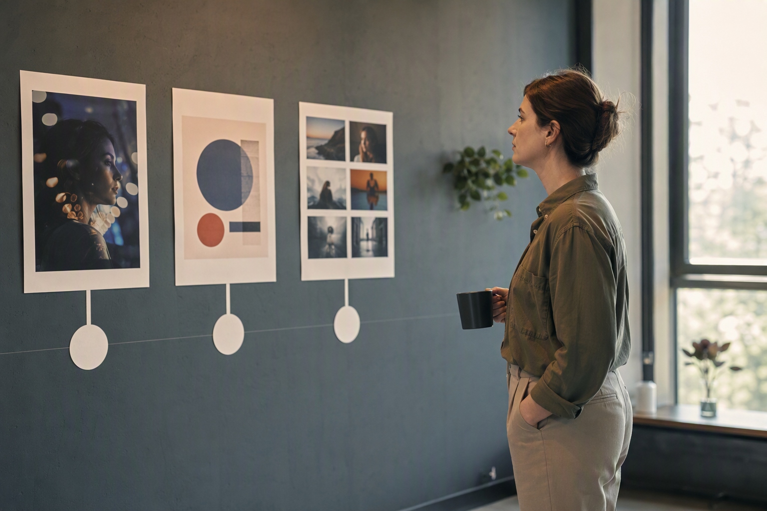 Decision points for online digital media communications: communication, media design, and portfolio review