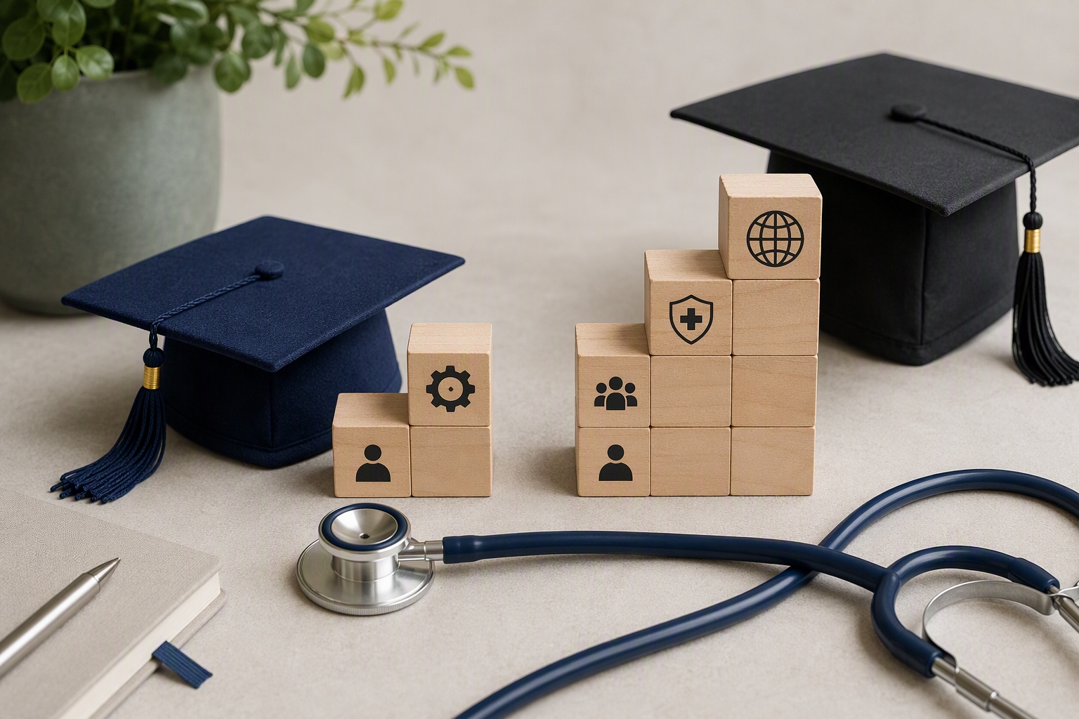 Comparison of master's and doctoral leadership requirements in nursing administration