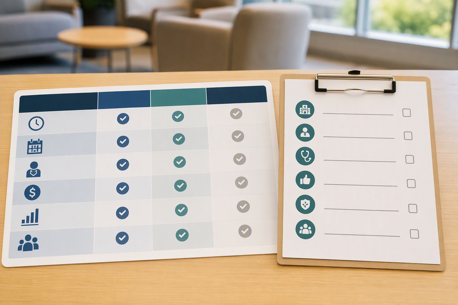 Checklist for clinical placements in online adult gerontology master’s program beside cost comparison table