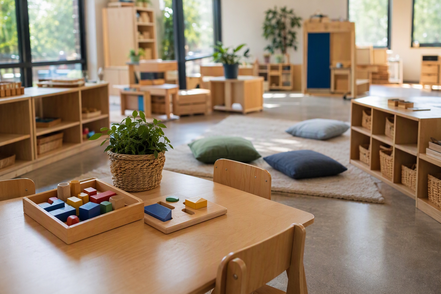 Students engage in supervised early childhood education fieldwork in a classroom setting
