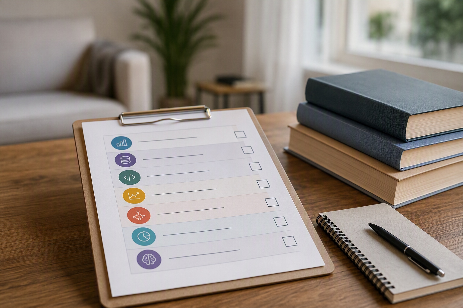 Curriculum checklist for online data science bachelor’s degree program comparison table