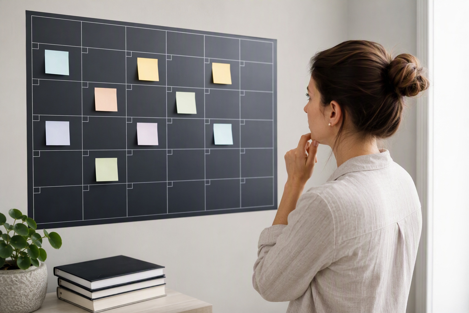Calendar graphic illustrating schedule options for online data science master's program classes