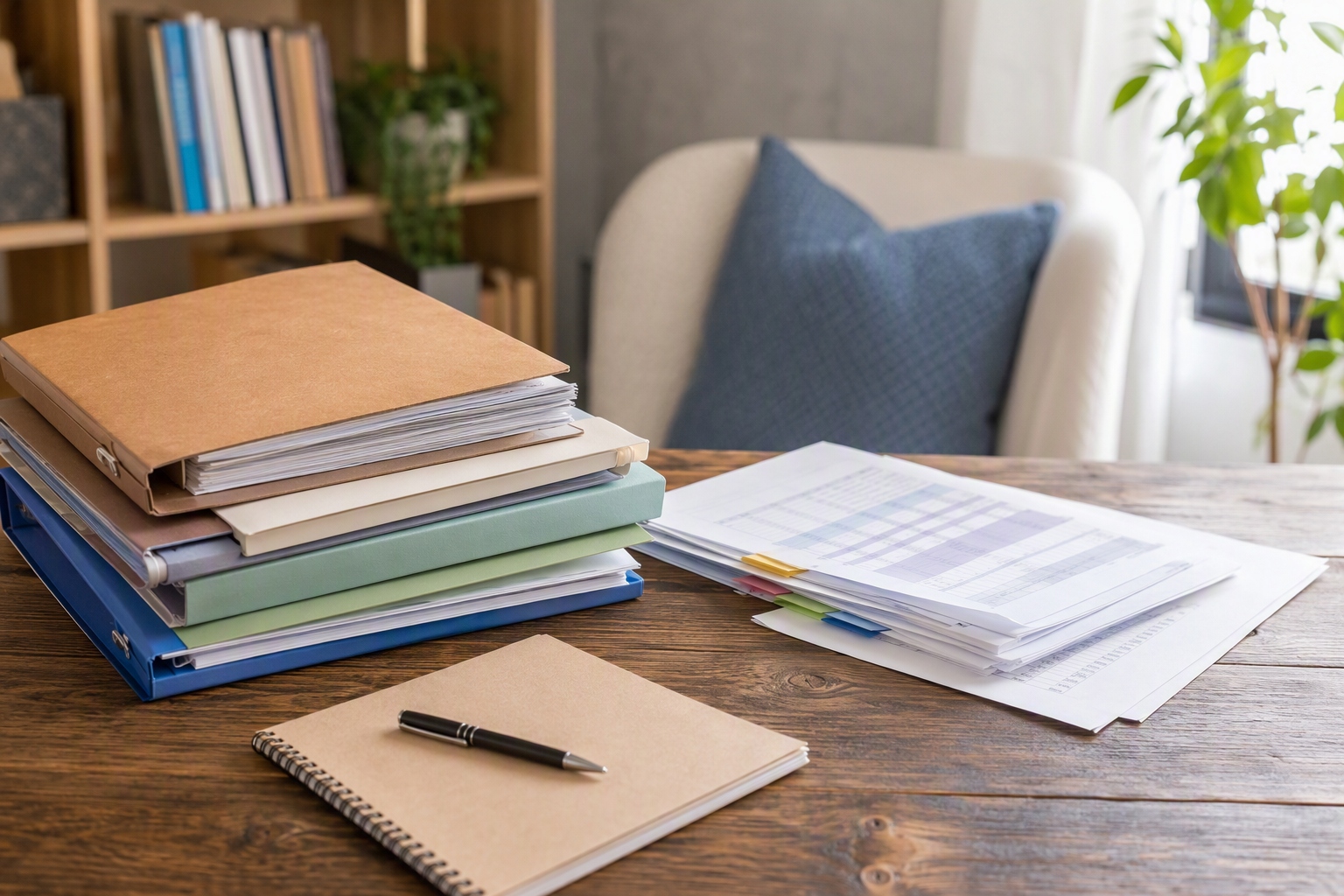 Elementary education student examines course records for transfer credit assessment