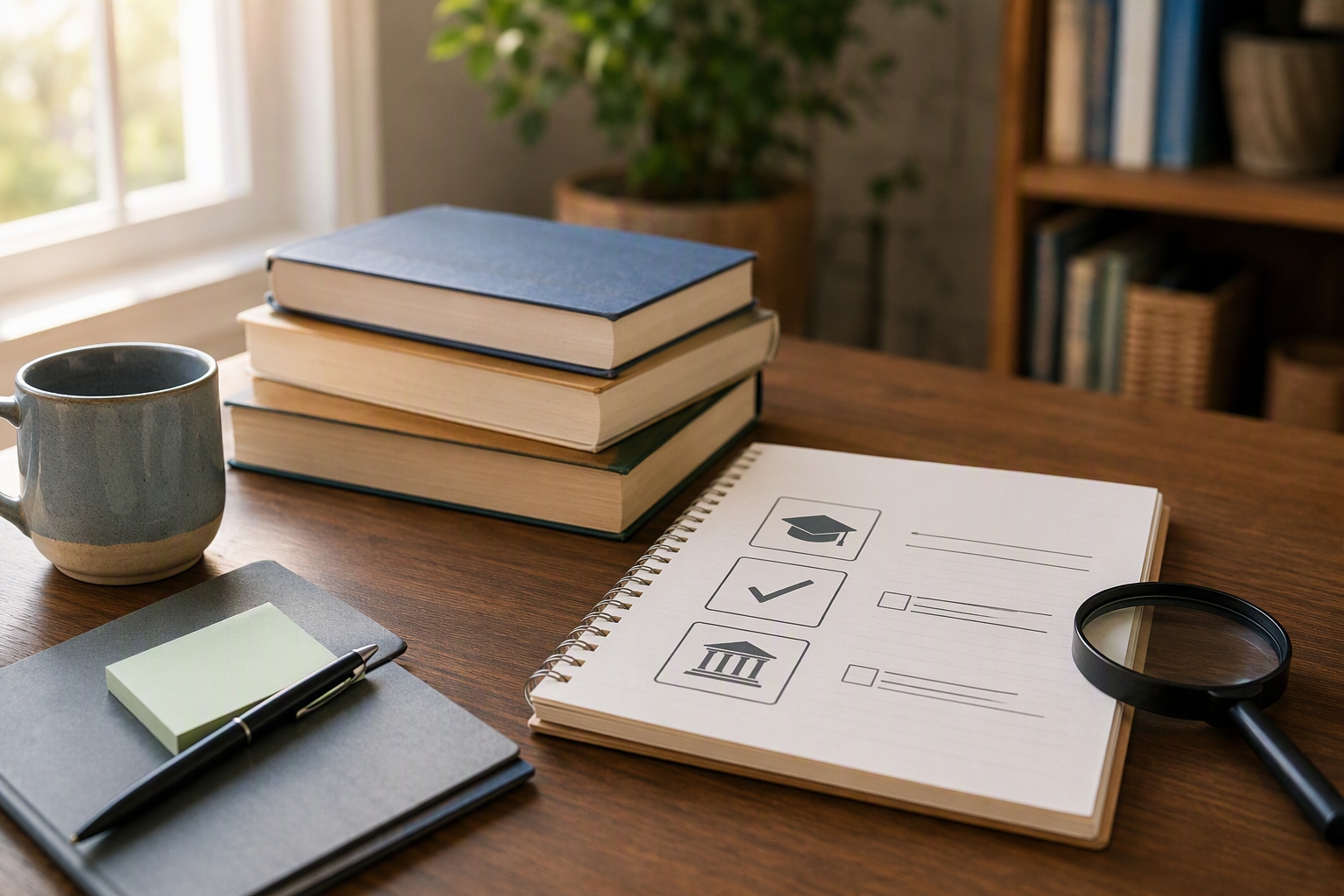 Woman reviewing online education programs for an elementary education master's degree options