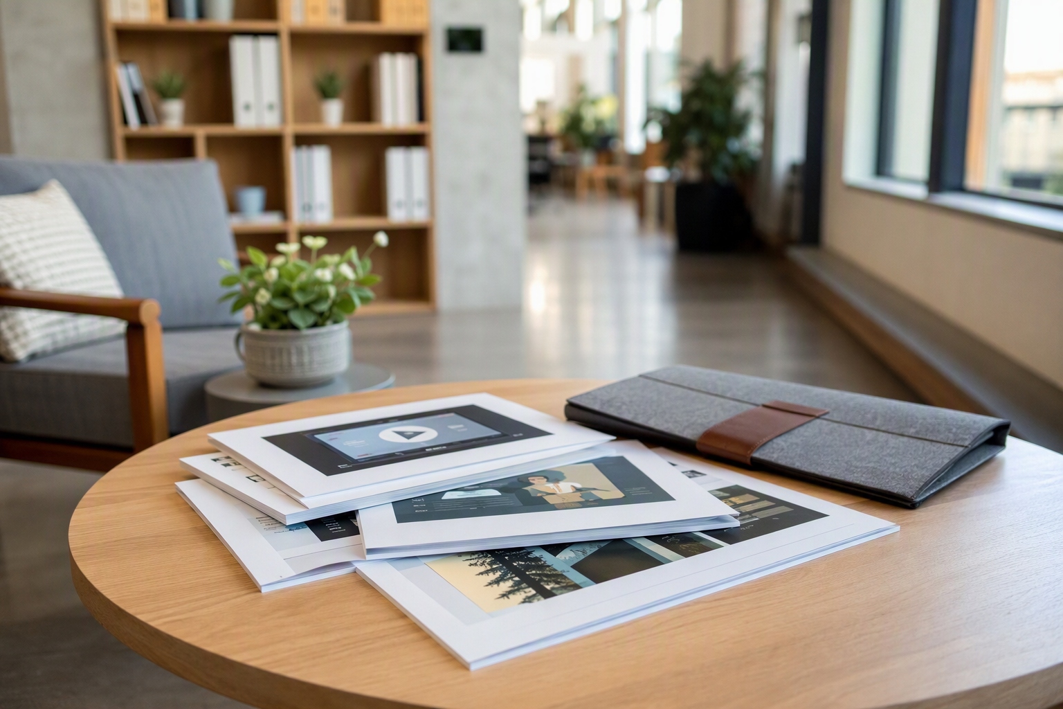 Person reviewing a portfolio checklist for an online instructional design master’s program