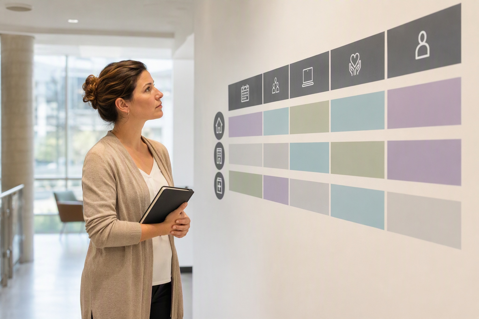 Graphic illustrating practicum scheduling options for online MSN nurse educator programs