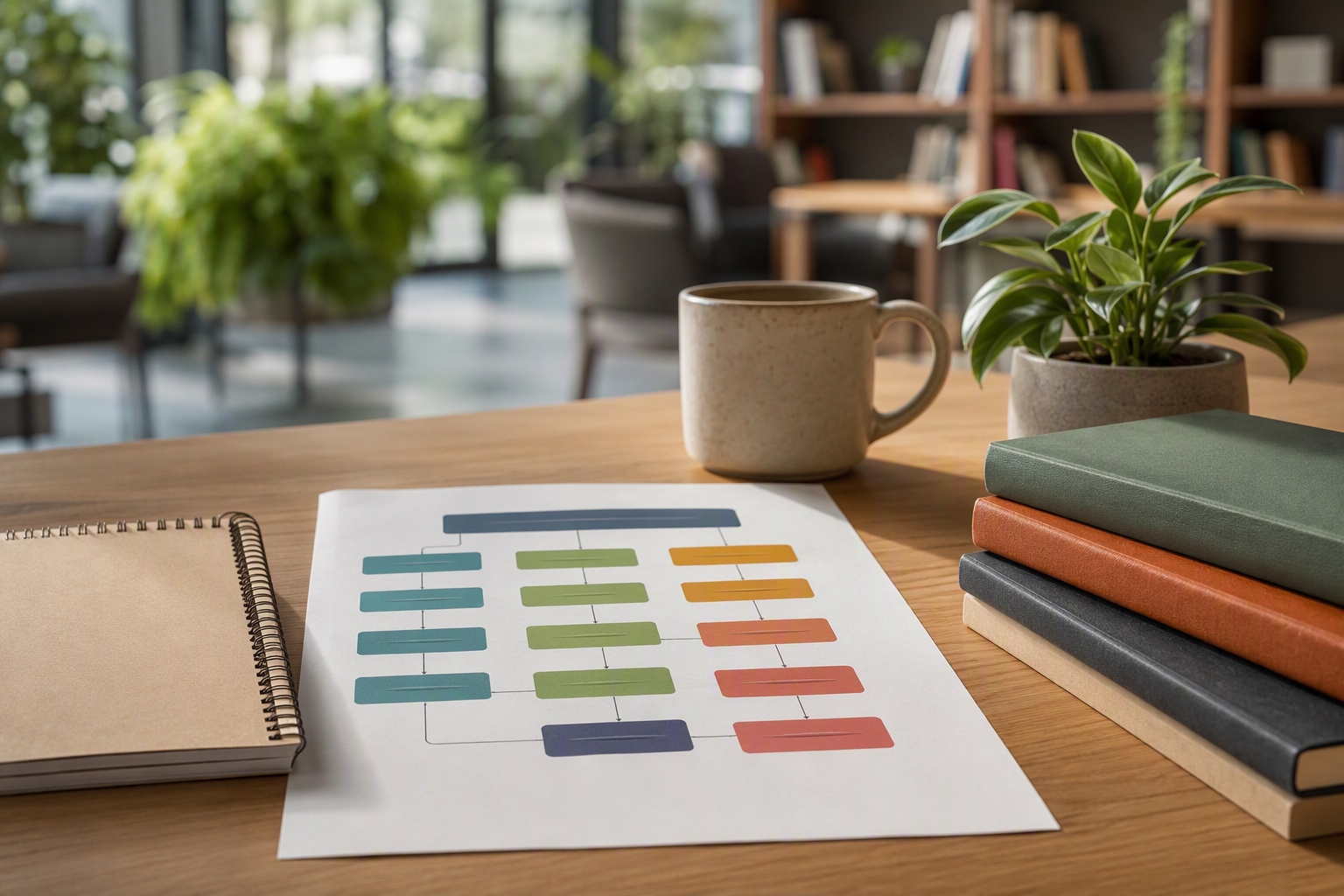 Course map illustration highlighting topics in online nutrition master's curriculum