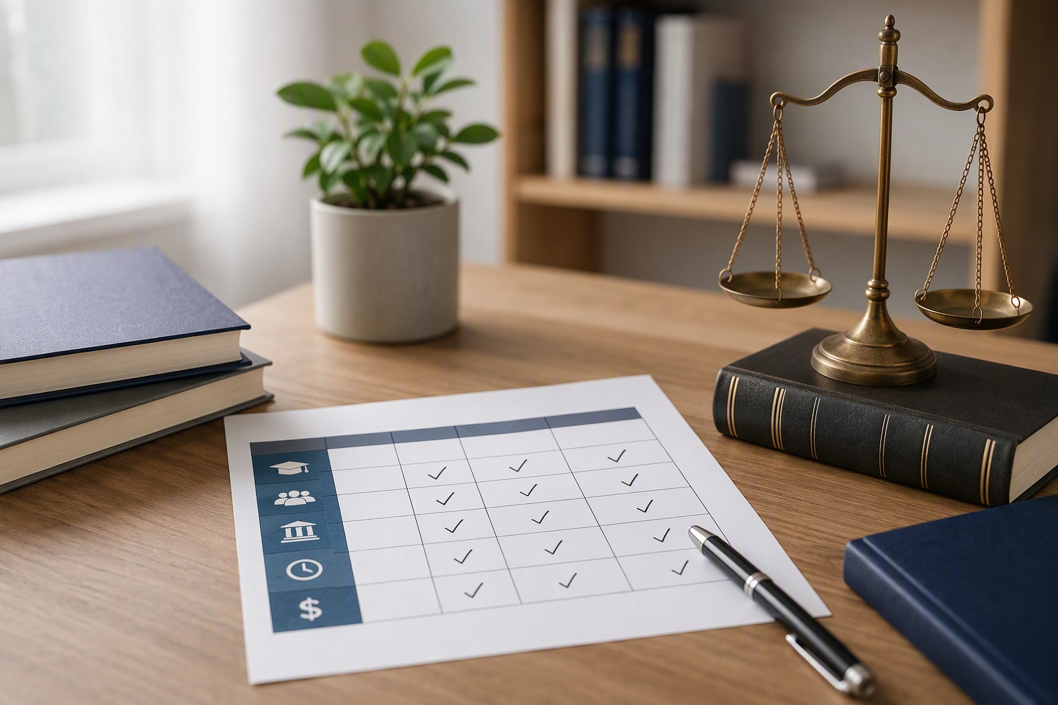 Graphic illustrating transfer-credit review process for online paralegal certificate admissions