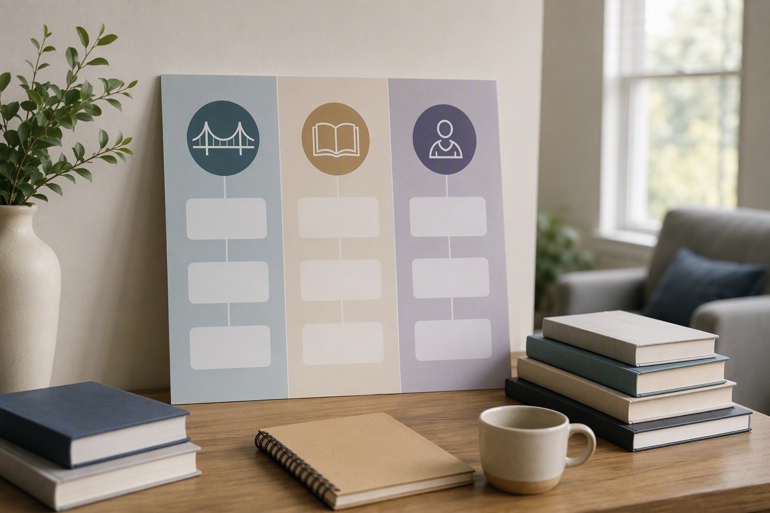 Curriculum graphic comparing bridge credits, graduate courses, and practicum work in nursing programs