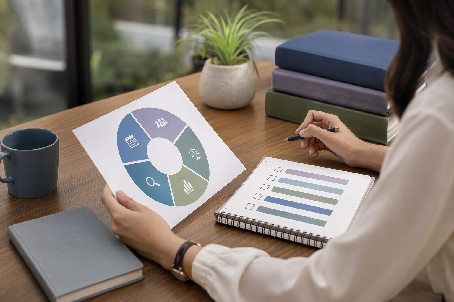 Chart comparing costs and skills for an online public health degree for program managers
